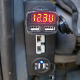 VoltFlow 12V Volt Gauge Accessory Plug Style With Dual USB